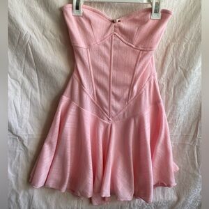 Pink sleeveless mini dress size XS